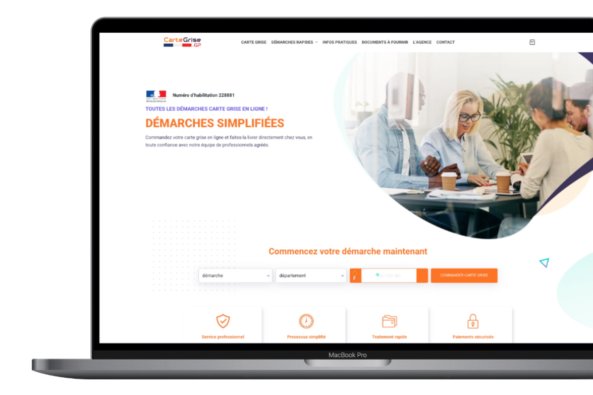 Carte Grise GP - Guadeloupe Registration Service