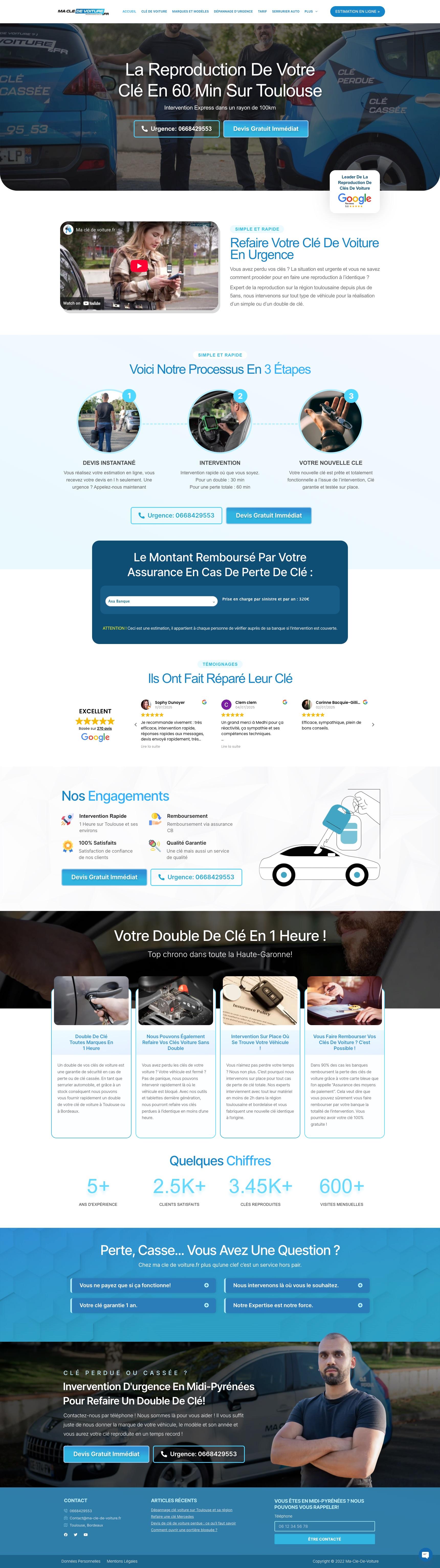 Ma Clé de Voiture - Automotive Key Service screenshot 1